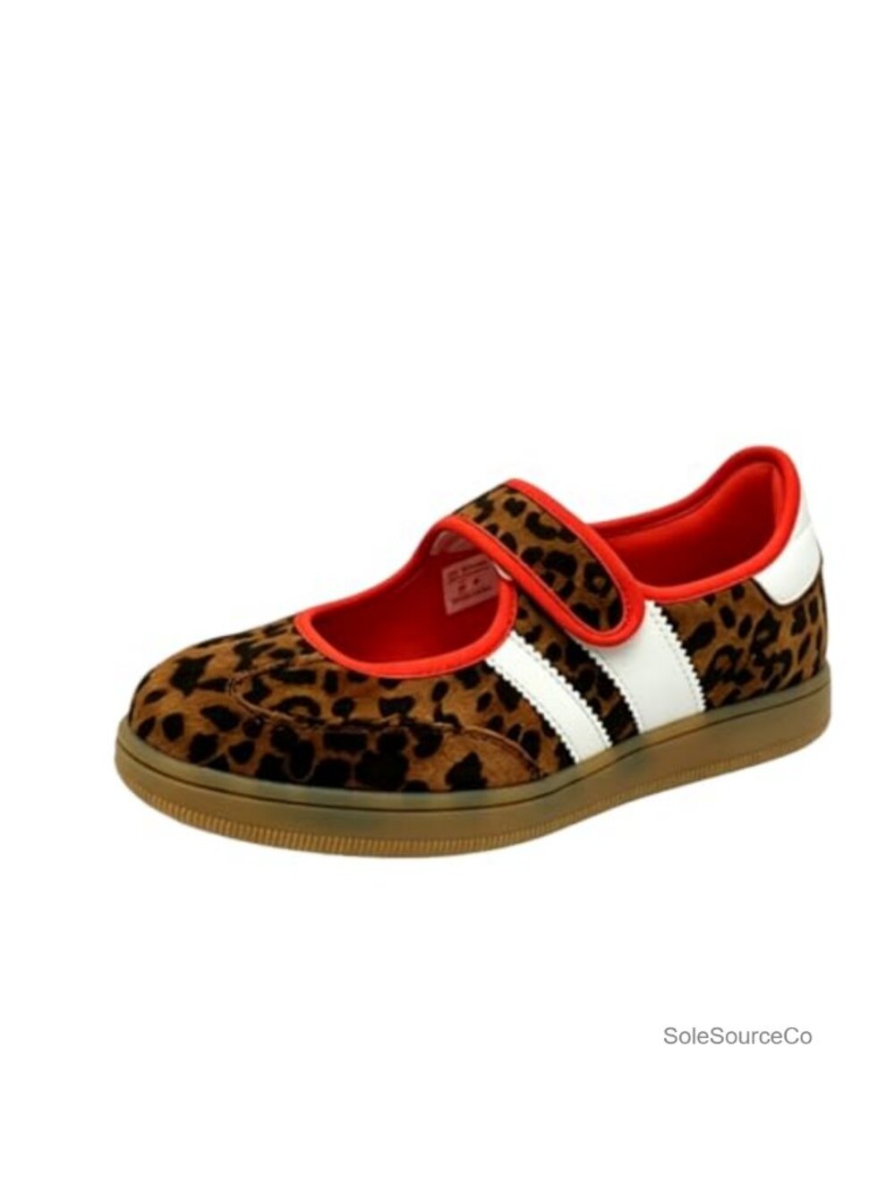 Women's Thin-Sole Retro Platform Sneakers Slip-On Flat Loafers Hook-and-Loop